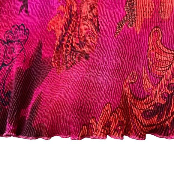 VTG Womens Fairy Whimsy Skirt Floral Abstract Cottage Artsy 24W Elastic 90s Y2K - Picture 3 of 7